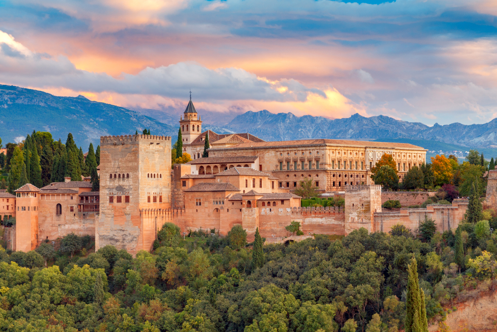 The Purple Stains Of The Alhambra Palace