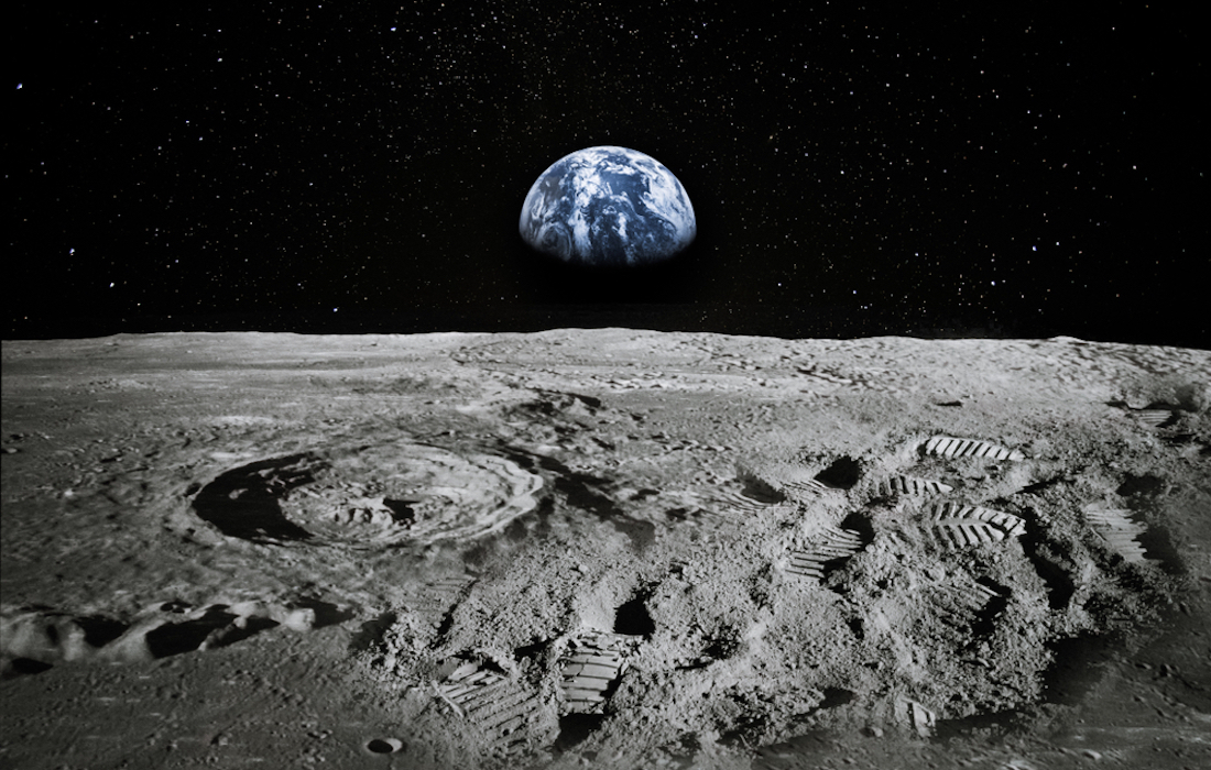 How much trash is on the moon?