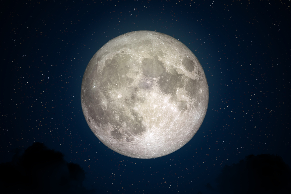 In spite of popular belief, the Moon actually has an atmosphere.